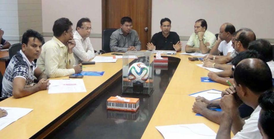 Senior Vice-President of Bangladesh Football Federation (BFF) and Chairman of the Bangladesh Professional Football League Committee Abdus Salam Murshedy presided over the meeting of the Professional Football League Committee at the BFF House on Saturday.