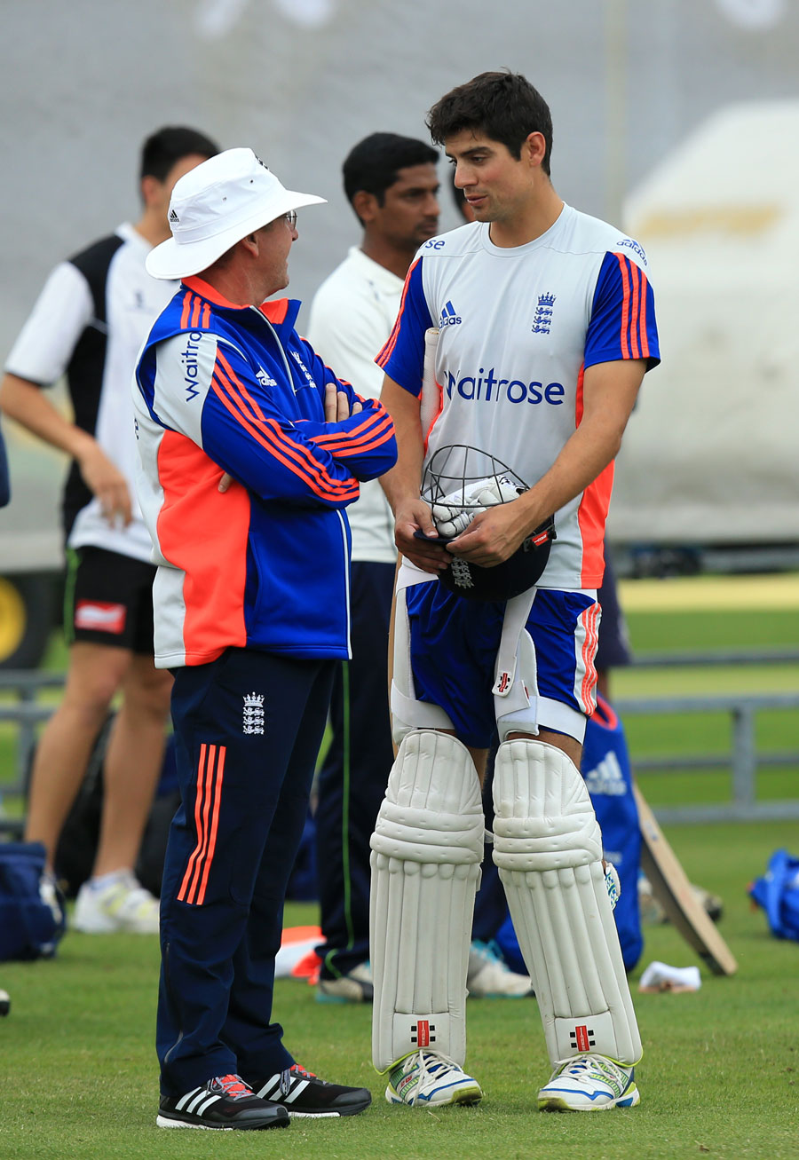 Trevor Bayliss and Alastair Cook are reportedly working well together at Lord's on Wednesday.