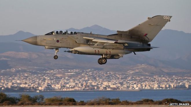 RAF Tornadoes have been taking part in airstrikes against Islamic State targets in Iraq