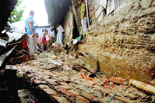 Six people including five children of three families killed in separate incidents of landslide and wall collapse under the hills in Ctg areas due to incessant rains on Sunday.