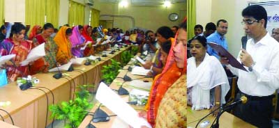 RANGPUR: Oath taking ceremony of the 186 newly- elected female upazila members from the reserved seats of 58 upazila parishads of all eight districts under Rangpur Division completed in Rangpur on Wednesday.