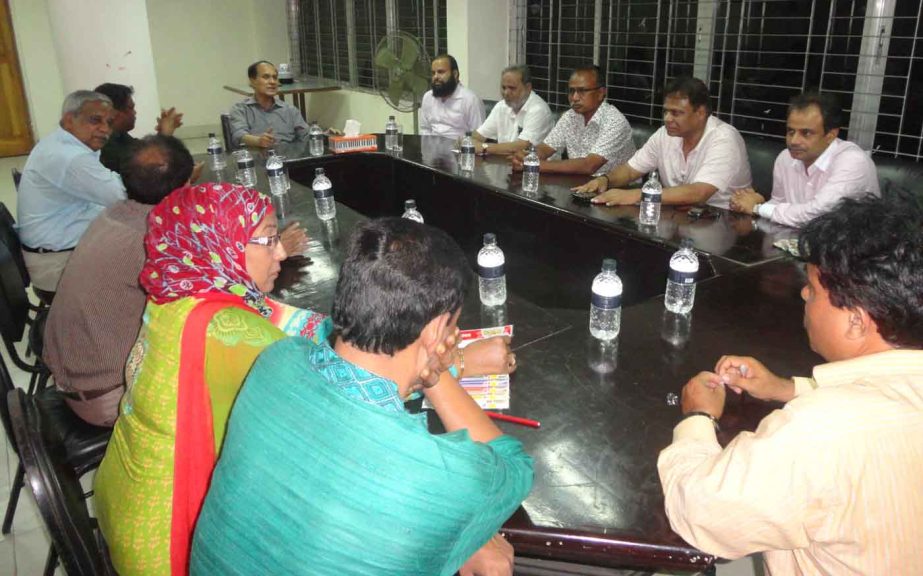 Vice-President of Bangladesh Table Tennis Federation (BTTF) Sheikh Md Jahangir Alam presided over the meeting of the executive committee of BTTF at the office room of BTTF on Thursday.