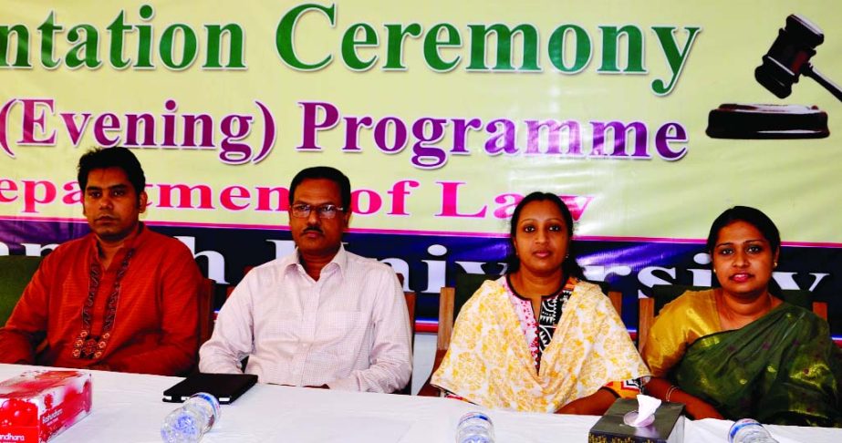 The orientation ceremony of Master of Law - LLM (Evening) of Department of Law , Jagannath University was held at its Department on Wednesday with Programme Director Md Asaduzzaman Saadi in the chair. Dean of Faculty of Law and Chairman of the Departm
