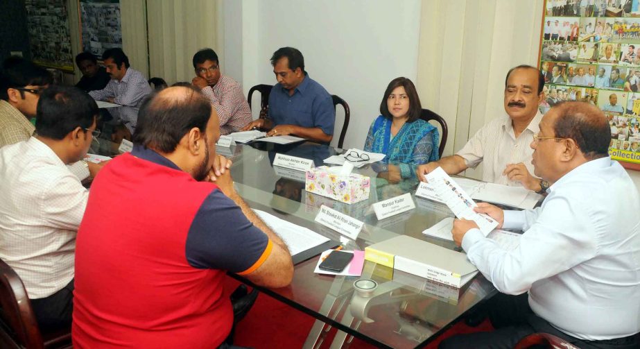 Chairman of the District Football League Committee Manjur Kader presided over the meeting of the District Football League Committee at Gulshan in the city on Saturday.