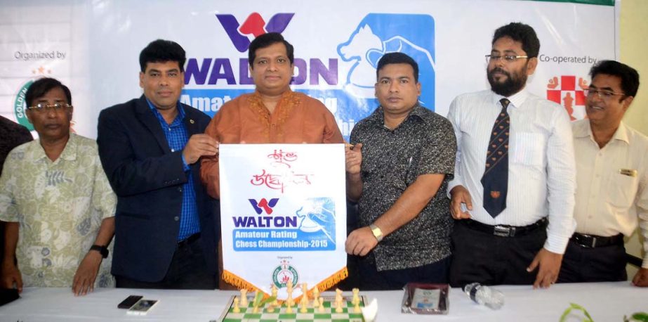 Chairman of the Parliamentary Standing Committee on the Ministry of Youth and Sports Zahid Ahsan Russel, MP inaugurating the Walton Amateur Rating Chess Competition as the chief guest at the Bangladesh Chess Federation hall-room on Tuesday.