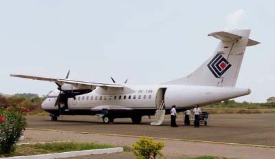 The Trigana Air ATR 42 turboprop plane lost contact after taking off from Sentani airport in Papua.