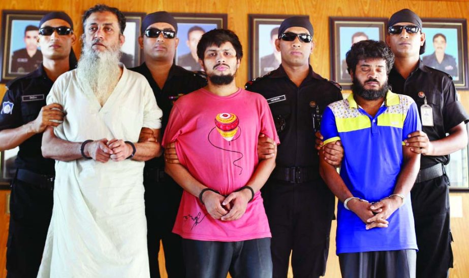 Three activists of banned out-fit organisation Ansarullah Bangla Team (ABT) were arrested from city's Nilkhet and Dhanmondi areas on Tuesday for alleged involvement in killing of blogger Avijit.