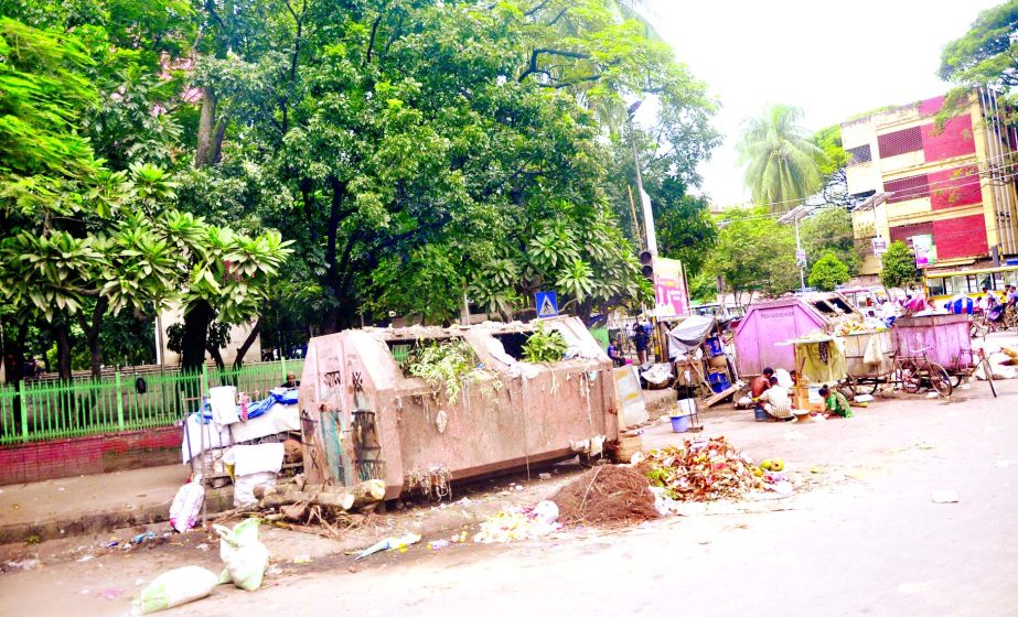 Indiscriminate dumping of industrial and household garbage, illegal occupation, illicit activities and parking of private and public vehicles have made it almost impossible for the visitors to enter into Historic Bahadur Shah Park in the old part of Dhaka