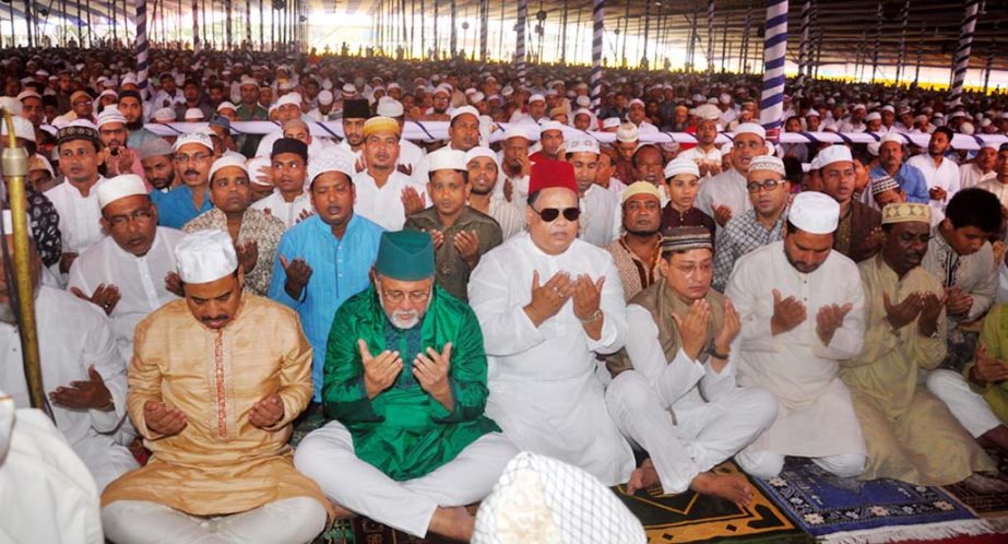 CCC Mayor AJM Nasir Uddin offered Eid prayers on Jamiatul Falah Mosque on Friday.
