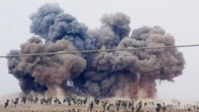 Russian air strikes are said to have hit Homs, Hama and Idlib provinces on Thursday