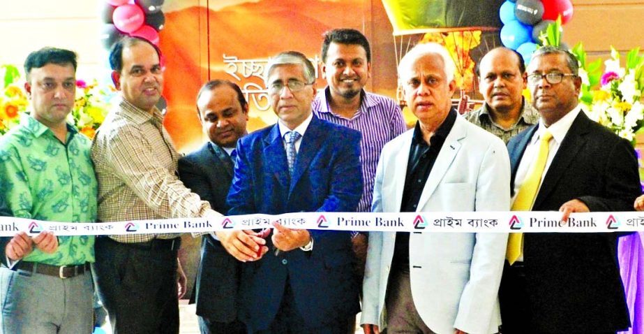 Ahmed Kamal Khan Chowdhury, Managing Director of Prime Bank Limited, inaugurating its 163rd ATM Booth at Royal Tulip Sea Pearl Beach Resort in Cox's Bazar recently. Managing Director of the Resort Aminul Haque Shamim, Director Mafiz Ahmed Bhuiyan, DMDs M