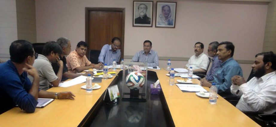 Vice-President of Bangladesh Football Federation (BFF) Badal Roy presided over the meeting of the Development Committee of BFF at the BFF House on Saturday.