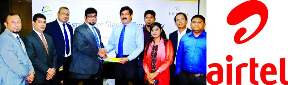 M Nazeem A Choudhury, Head of Consumer Banking of Eastern Bank Limited and Mahboob Alam Executive Director, The Palace Luxury Resort, Sylhet sign an agreement recently. Under the agreement EBL customers and premium cardholders will enjoy up to 30percent o