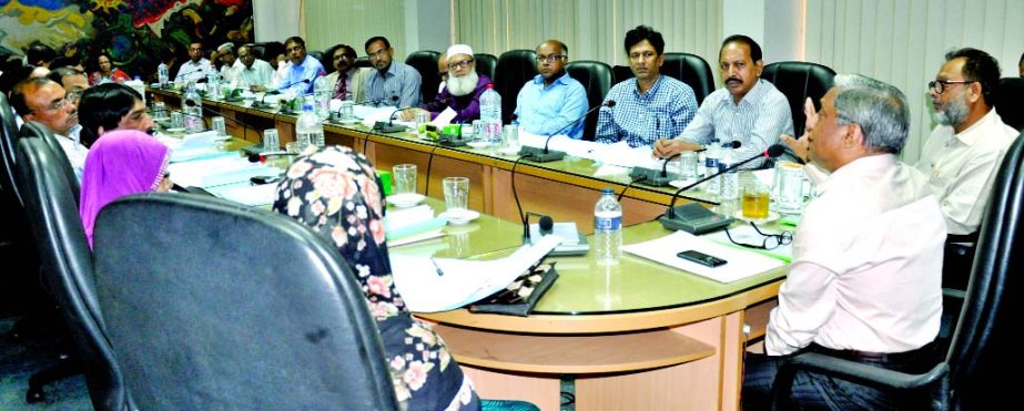 MA Yousoof, Managing Director of Bangladesh Krishi Bank Ltd, addressing a review meeting of the bank for FY 2015-16 at its head office on Sunday.