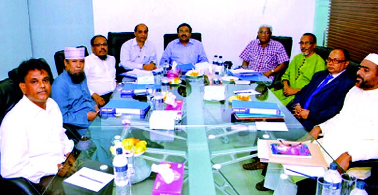 Md Anowar Hossain, Chairman of the Board of Directors of Islami Commercial Insurance Co. Ltd, presiding over the 108th board meeting at its head office recently. Directors and Executives of the Company M Kamaluddin Chowdhury, Niaz Ahmed, MG Faruk, AZM Sh