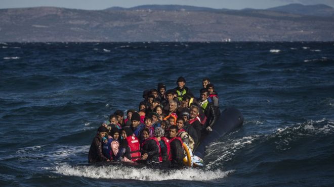 These Afghan migrants made it to Lesbos - but the crossing is perilous in such flimsy boats