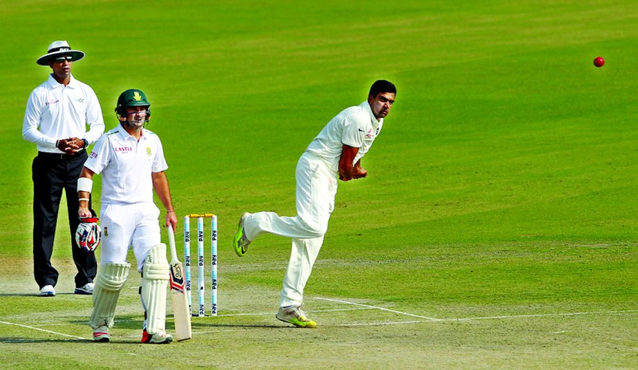 Ashwin listed his 13th five-wicket haul in Tests on the 2nd day of the 1st Test between India and South Africa at Mohali on Friday.