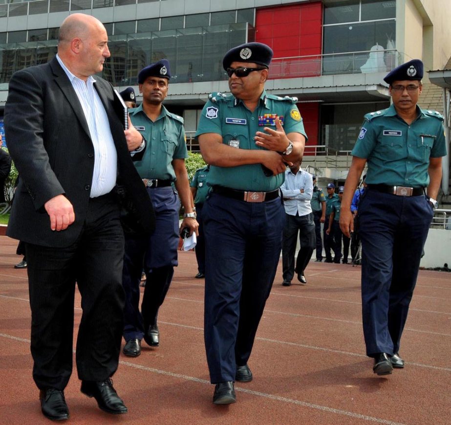 The Australian Security team visited Bangabandhu National Stadium on Monday.