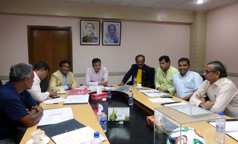 Vice-President of Bangladesh Football Federation (BFF) Badal Roy presided over the meeting of the Game Development Committee of BFF at the conference room of BFF House on Tuesday.