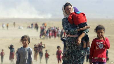 ISIL launched a wave of attacks against the minority Yazidi community when it overran Sinjar.