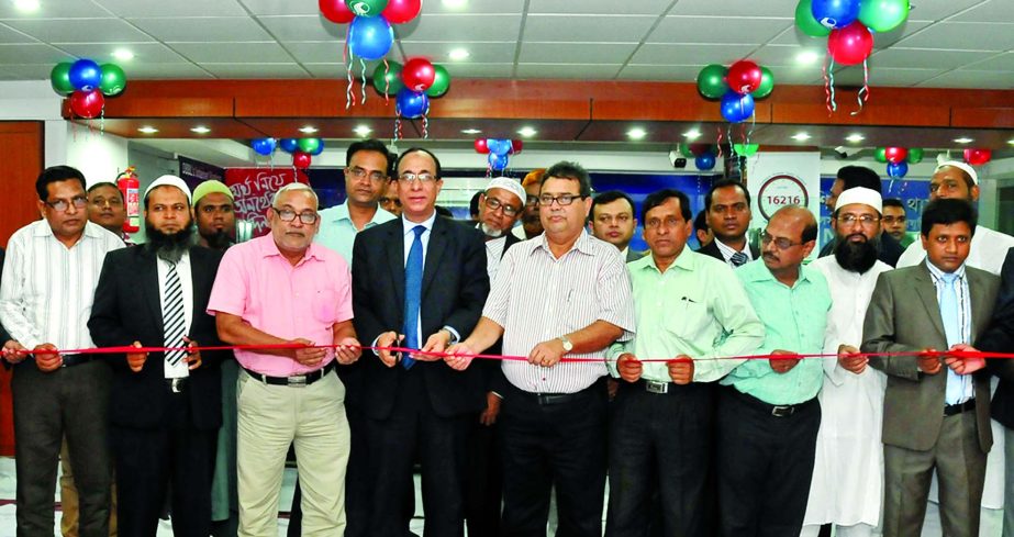 Md Sayedul Hasan, Deputy Managing Director of Dutch-Bangla Bank Ltd, inaugurating its 148th Branch at Joypurhat (Ansar Ali Complex, Sadar Road, Joypurhat) on Sunday.