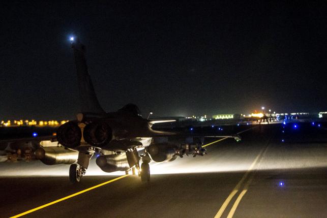 A French fighter jet taxis along the runway in an undisclosed location, in this handout picture released by the ECPAD late November 15, 2015. ReutersECPAD-French Defence MinistryHandout via Reuters Read more at Reutershttp:www.reuters.comarticle20