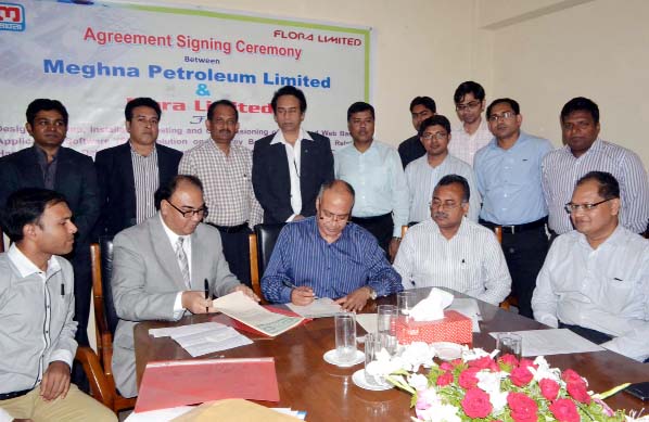 An agreement was signed between Meghna Petroleum Limited and Ms. Flora Limited at Meghna Petroleum Limted Heads Office, Chittagong recently.