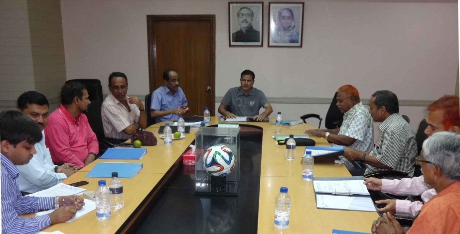 Vice-President of Bangladesh Football Federation Badal Roy presided over the meeting of the Referees Committee of BFF at the BFF House on Thursday.