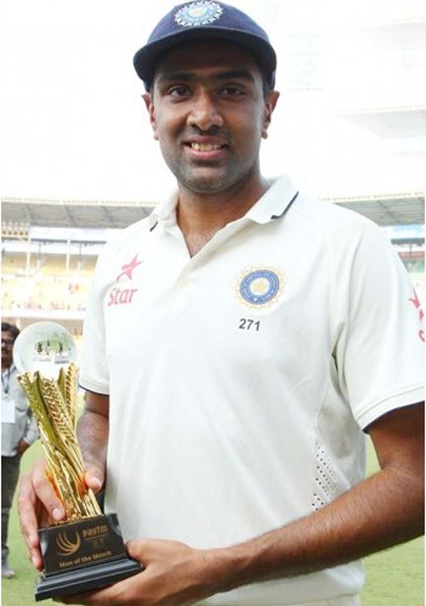 Ravichandran Ashwin was the star of the show, claiming figures of 766 in the second innings. He took 12 wickets in the match.