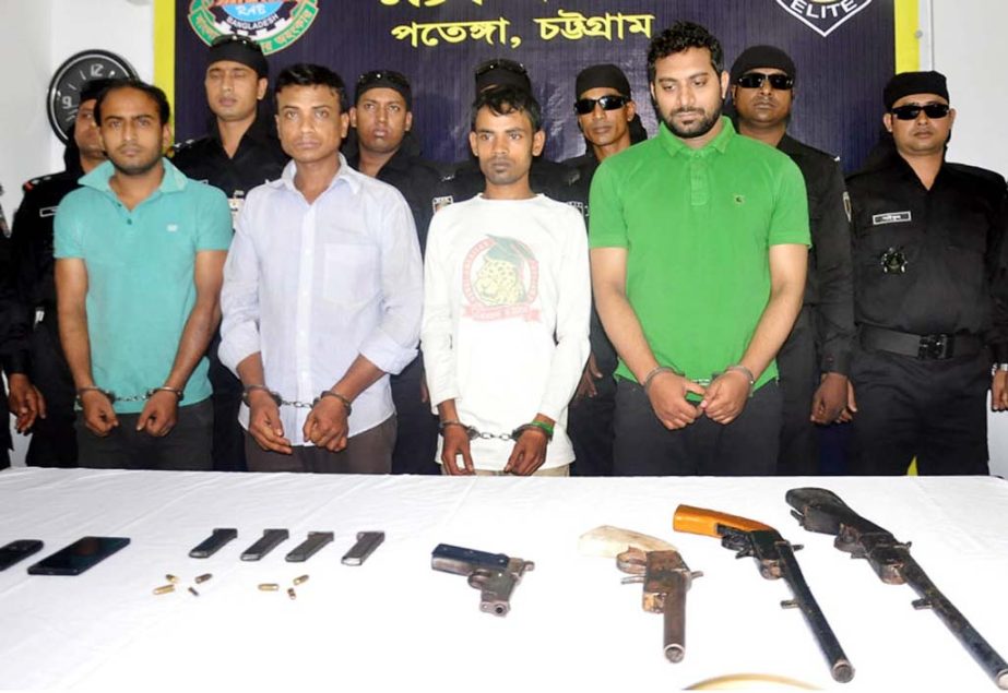 Police arrested Saiful Islam, an accused of double murder case at CRB area in the city on Thursday.