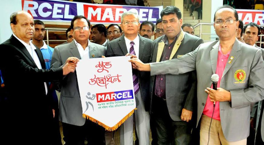 Director General of the Anti-Corruption Commission Brig Gen (retd) H M Salahuddin inaugurating the Marcel National 28th Men's Boxing Competition at Mohammad Ali Boxing Stadium on Saturday.