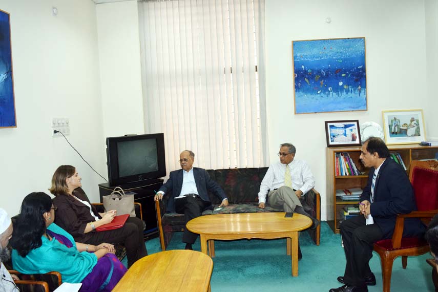 UGC members Professor Dr. Yousuf Ali Mollah, Professor Dr. Dil Afroza Begum, UGC Secretary Dr. Md. Khaled and Vice-Chancellors and Librarians of 8 universities were present on the occasion.