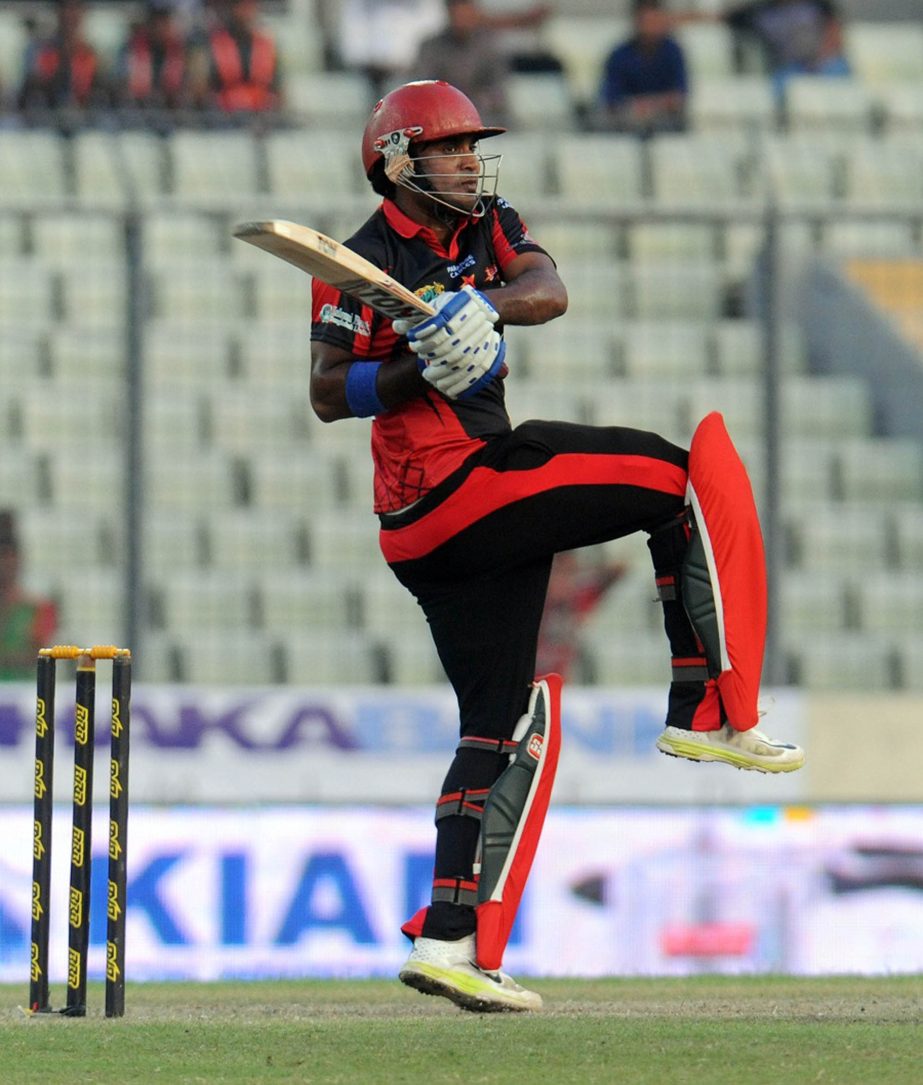 Junaid Siqqidue struck a brisk half-century during the 3rd Bangladesh Premier League match between Sylhet Superstars and Dhaka Dynamites at the Sher-e-Bangla National Cricket Stadium in Mirpur on Wednesday.