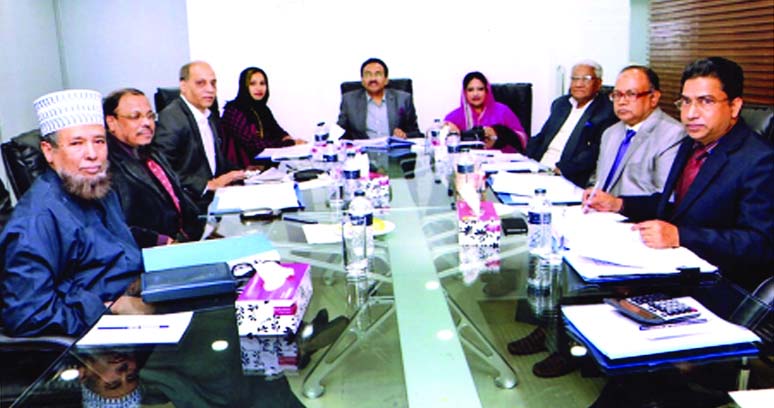 Md. Anowar Hossain, Chairman of Islami Commercial Insurance Co. Ltd, presiding over the 109th Meeting of the Board of Directors of the company at its head office recently.