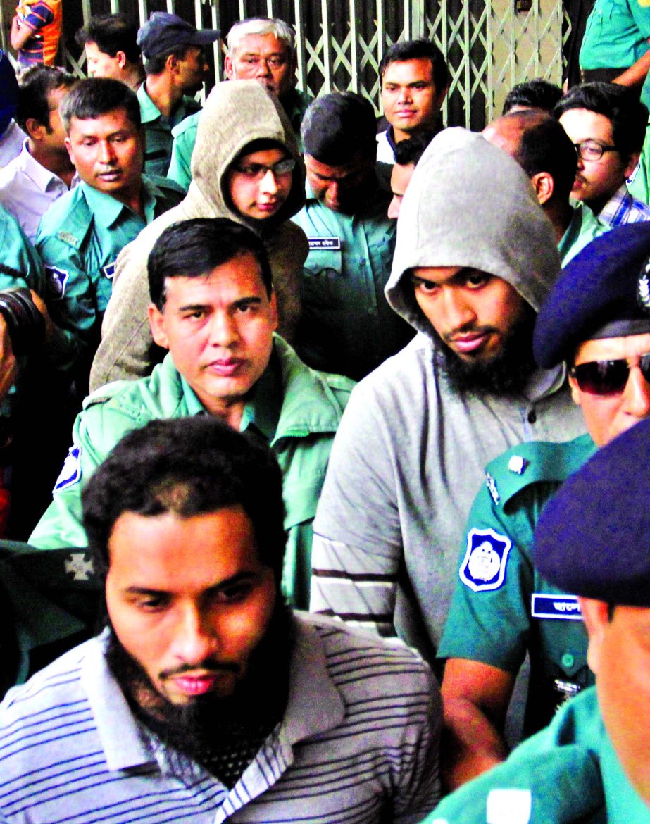 Speedy Trial Tribunal-3 on Thursday convicted seven people in the case for killing of blogger Ahmed Rajib Haidar.