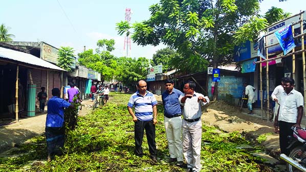 JESSORE: Qazi Md Khurshid Hassan, Project Director, Development of Important Rural Infrastructures Project (DIRIP), LGED visited double lane road at Kehsobpur Upazila in Jessore recently.