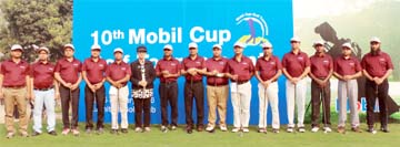 Lt General Chowdhury HasanSarwardy, BirBikram, Commander of National Defense College inaugurated the Mobil Cup Tournament-2016 at the Kurmitola golf course recently. Vice-President of this club Major General Mizanur Rahman and Azam J Chowdhury, Managing D