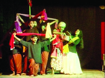 Barisal-A scene of drama 'Bishadkal'staged by Alternative Living Theater of Kolkata at weeklong drama festival (4).