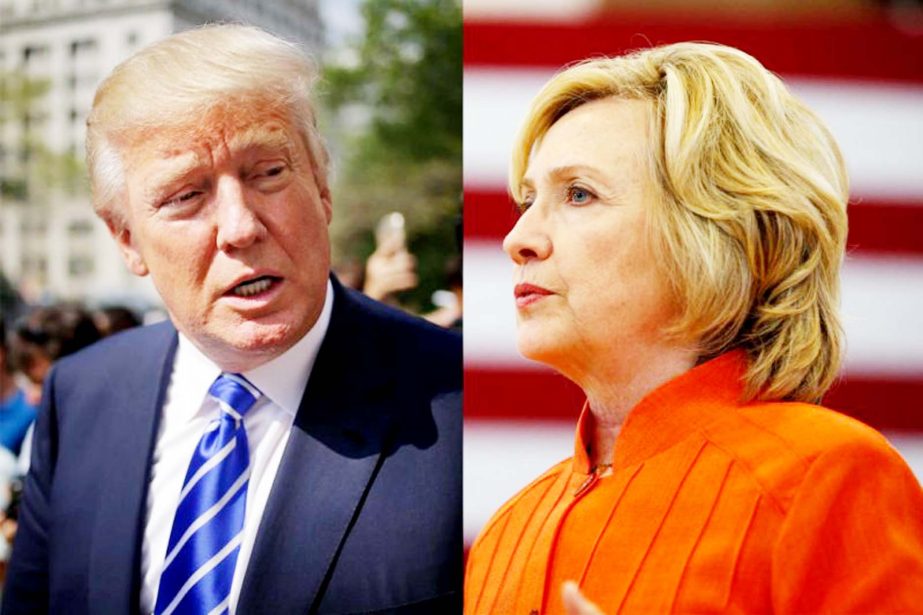 Donald Trump and Hillary Clinton are on leading the field in the final Iowa poll released before the caucuses.