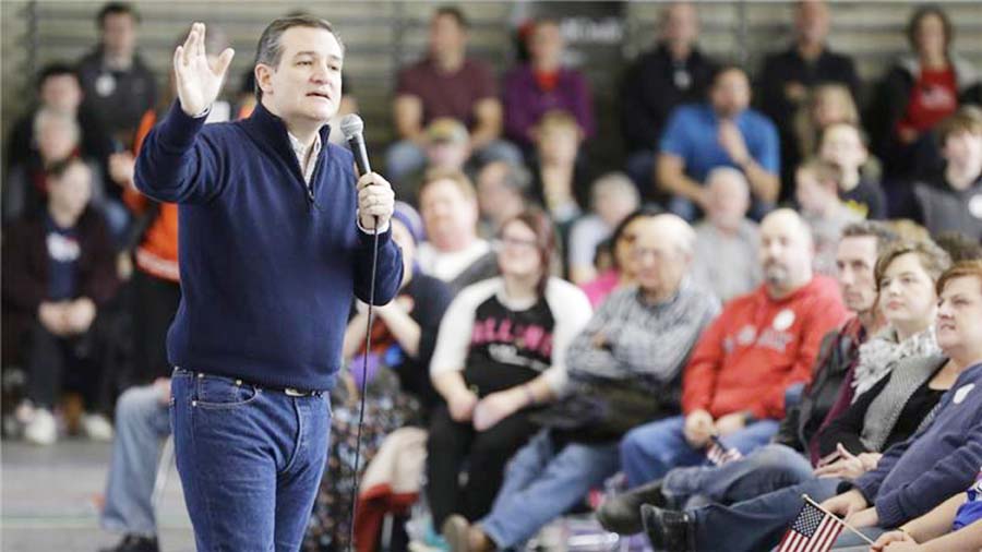 Cruz, a conservative politician from Texas, won with 28 percent of the Republican vote.
