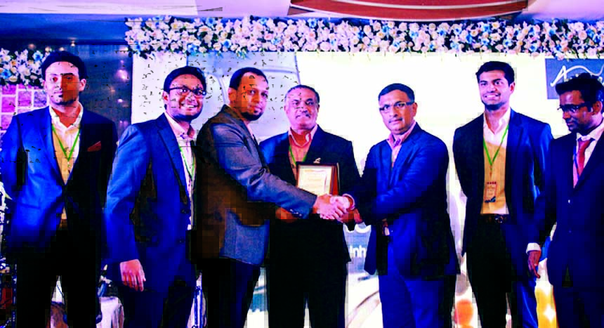 Elite paint organizes "Dealer Meet-2016" at RAWA convention hall, Mohakhali DOHS, Dhaka on Wednesday. Firoz Ahmed, chairman of Elite Paint Group and Managing Director of Elite International Limited, Hexagon Chemical Complex Limited & Ahmed Securities Se