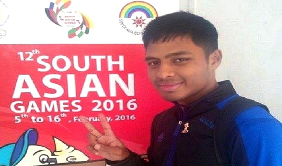 Shooter Shakil Ahmed bagged the 4th gold medal for Bangladesh in the 50meter Pistol event of the 12th South Asian Games at Khalilipara Shooting Range in Guwahati, India on Wednesday.