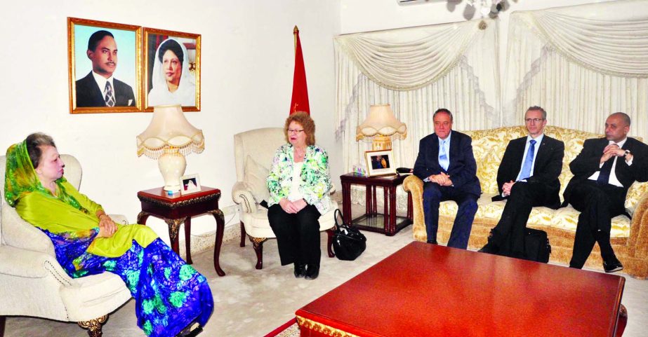 Visiting European Parliament team called on BNP Chairperson Begum Khaleda Zia at her Gulshan Office on Thursday.