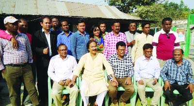KURIGRAM: Newly elected members of Kurigram Press Club posed for photo session in the Biennial AGM recently.