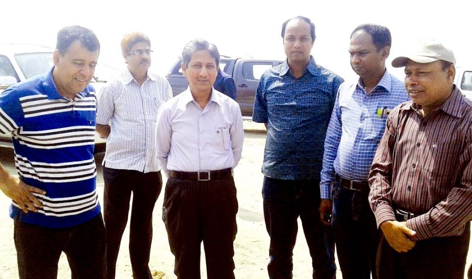 CDA Chairman Abdus Salam visiting Chittagong City Outer Ring Road on Saturday. Project Director Kazi Hasan Bin Sams, Rajiv Das, Nurul Kabir, Project Manager Rabiul Hoque and Project Coordinator Nasir Hossain Didar were also present during the visit.