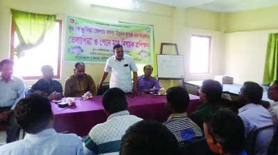 NASIRNAGAR (Brahmanbaria): A training workshop on 'Telapia' and 'Jatka ' at Nasirnagar Upazila was organised by Fisheries Directorate yesterday.