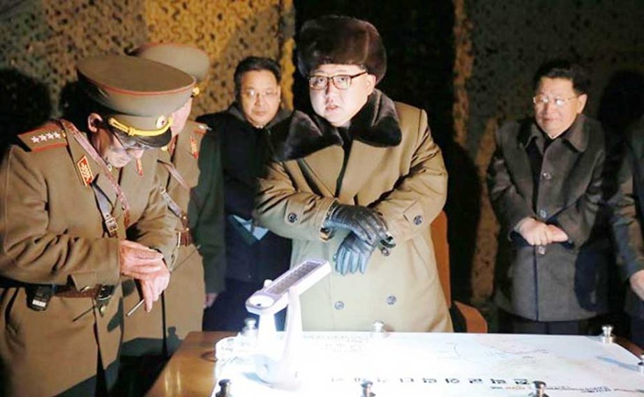 Kim Jong-Un has personally monitored numerous rocket and missile launches into the East Sea.