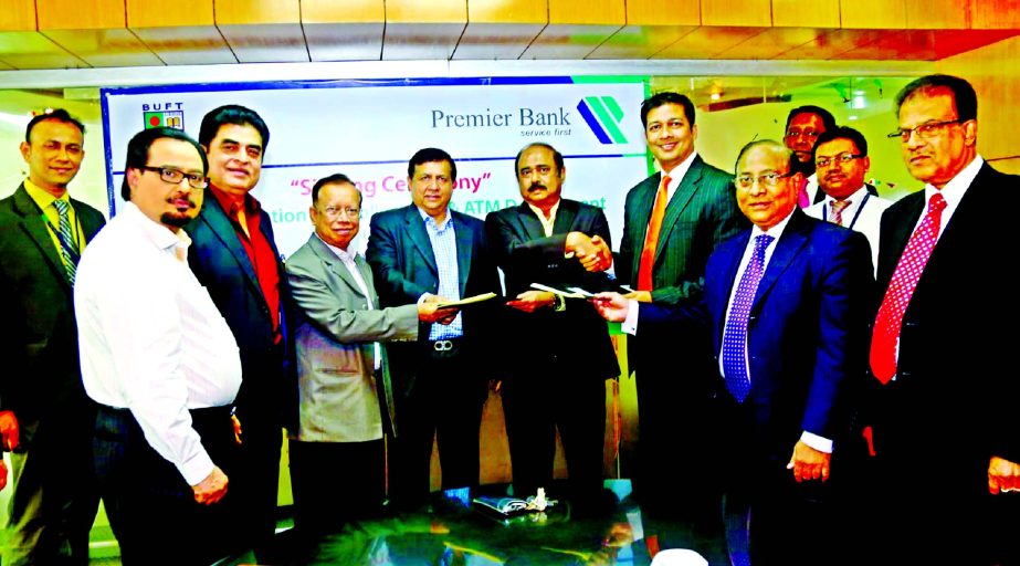 Premier Bank Limited recently signed an cooperation agreement with BUFT. Mohammed Emtiaz Uddin, SVP & Head of Corporate Banking Division of the Bank and M. Nazmul Hossain, FCA, Chief Finance Officer, BUFT exchanging the document on behalf of their respect