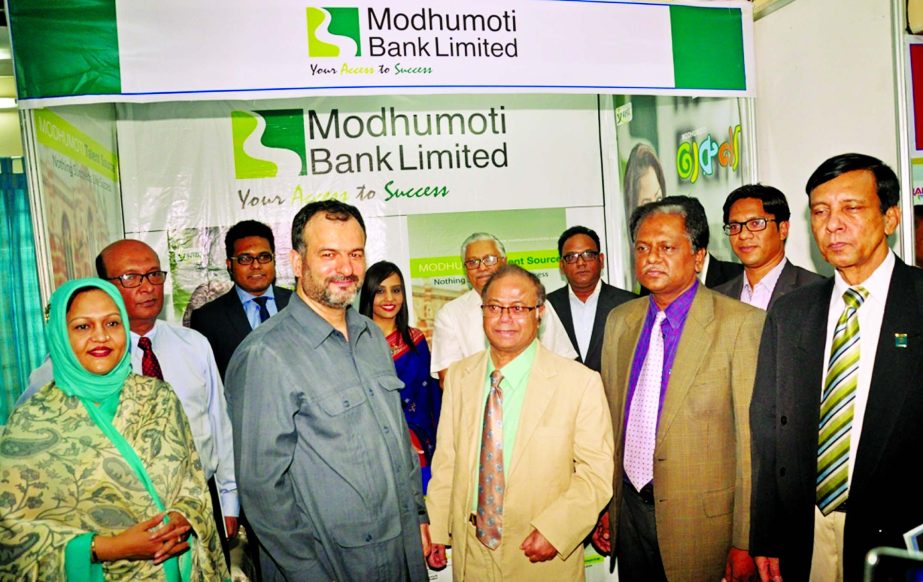 Modhumoti Bank Limited (MBL) participates "1st UU Career Fair 2016" organized by Uttara University (UU) recently. Ambassador of Islamic Republic of Iran fore Bangladesh, Dr. Abbas Vaezi inaugurates the fair as Chief Guest. Vice-Chancellor and Pro-Vice-C