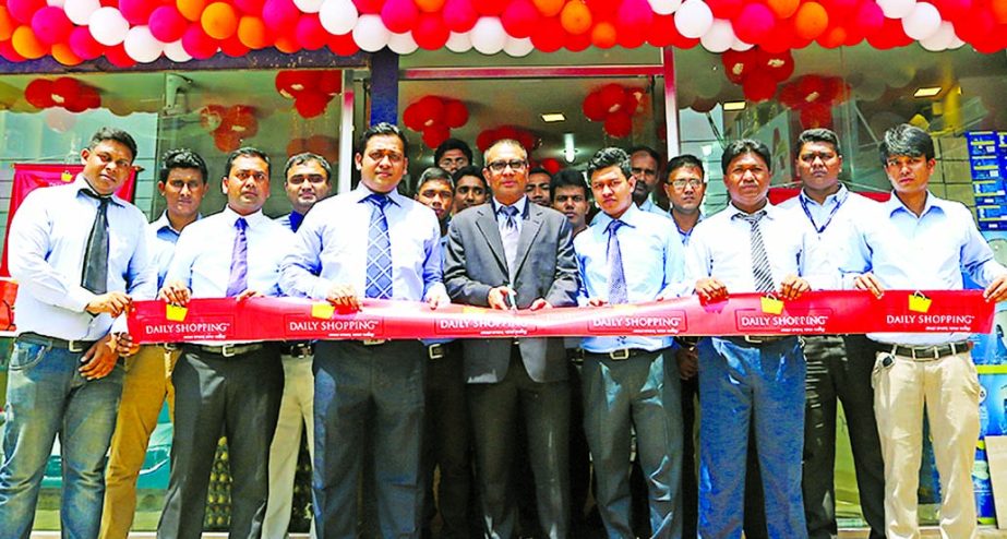 Khan Saleh Mahmood, Chief Business Development and Trade Marketing at PRAN-RFL Group launches its 30th outlet located at Ashkona of the city.